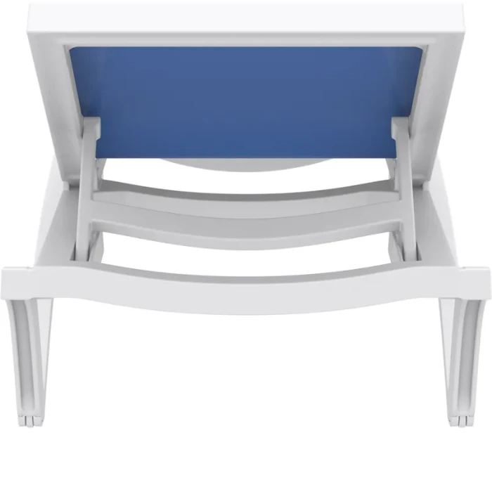 Шезлонг Siesta Pacific, бело-голубой