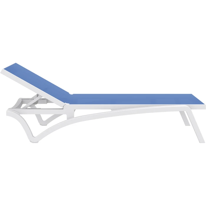 Шезлонг Siesta Pacific, бело-голубой