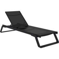 Шезлонг Siesta Tropic, черный