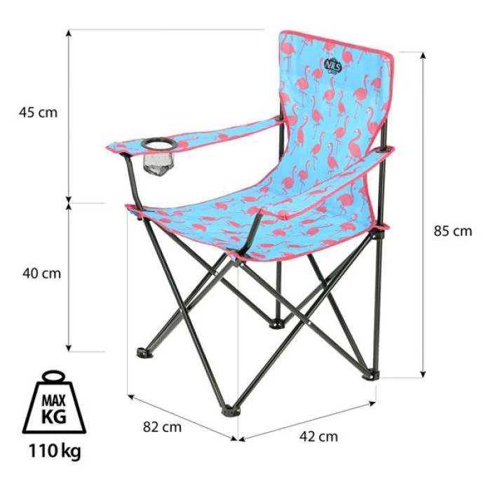 Кресло для кемпинга NILS CAMP NC3045 Flamingo