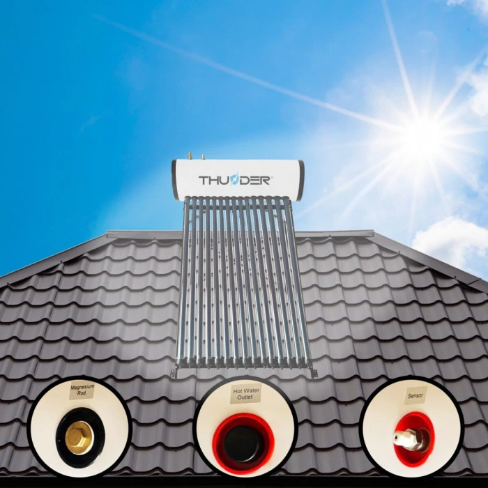 Напорный коллектор с баком – 150л – Thunder BLACK