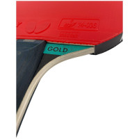 Ракетка для настільного тенісу BUTTERFLY Ovtcharov Gold, чорно-червона