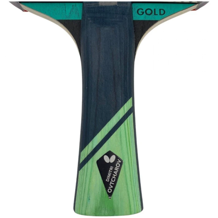 Ракетка для настольного тенниса BUTTERFLY Ovtcharov Gold, черно-красная.