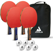 Набор для настольного тенниса Joola Family Advanced, черно-красный
