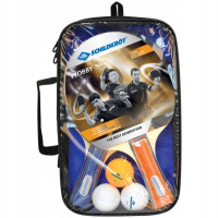 Набор для настольного тенниса DONIC SCHILDKROT Hobby черно-красный.