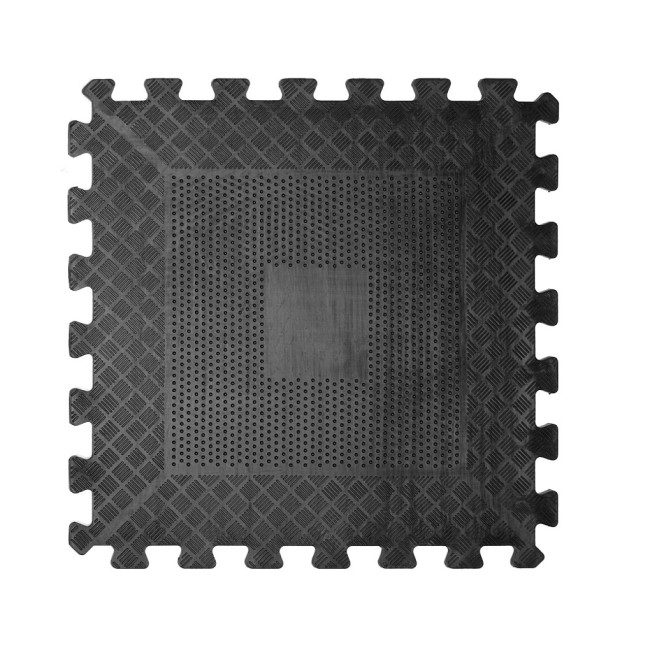 Килимок-пазл inSPORTline Rubber пазли 1,2 см сірий