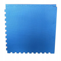 Коврик-пазл MASTER 100 х 100 х 4 см красно-синий