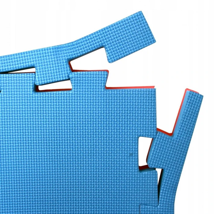 Коврик-пазл MASTER 100 х 100 х 4 см красно-синий