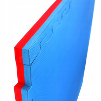 Коврик-пазл MASTER 100 х 100 х 4 см красно-синий