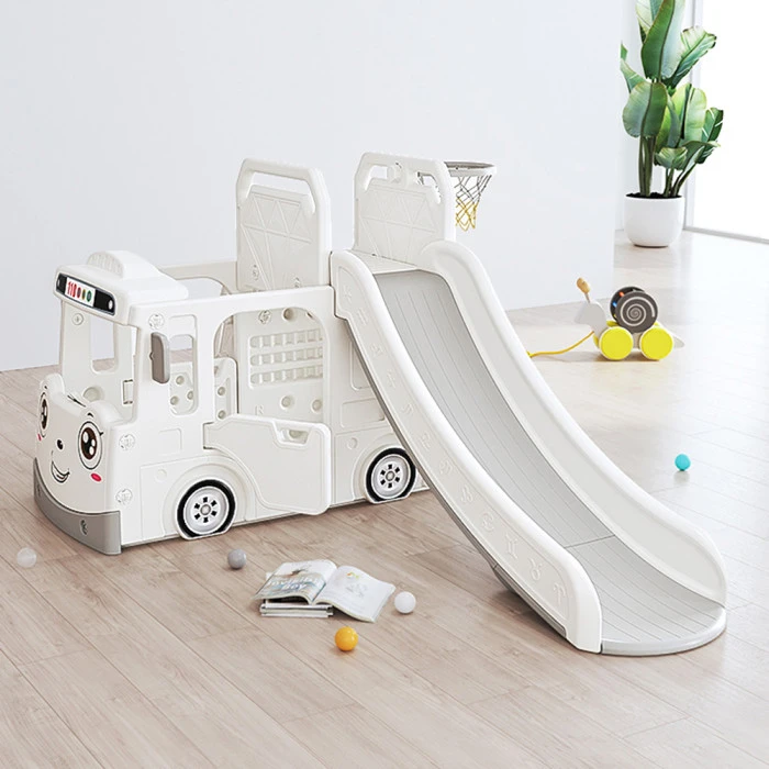 Детская горка 2в1 inSPORTline Karosino, 116,5 х 61,5 х 98 см - белая