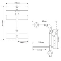 Приставка жим ногами для скамьи K-Sport KSSL009