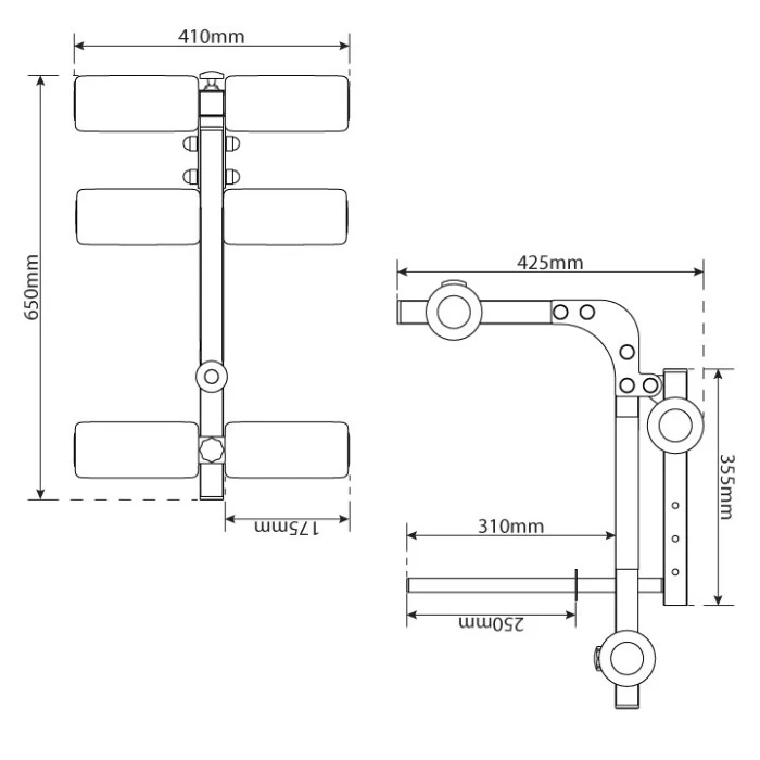 Приставка жим ногами для лави K-Sport KSSL009