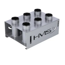 Стальная подставка под олимпийские грифы 6 лунок HMS COMMERCIAL STR34