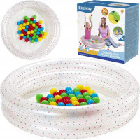 Надувной бассейн 2в1 для детей 2+ 50 мячей