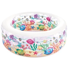 Бассейн надувной детский Intex 58480 Fish 152x56 см