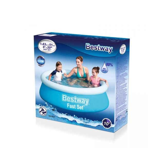 Бассейн надувной детский Bestway 57392 183x51 см