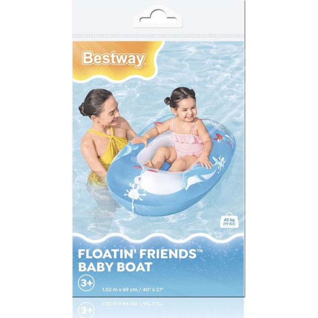 Надувной плит для Bestway 64037 Дельфин, 102 х 69 см
