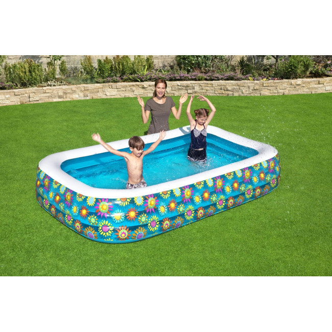 Басейн надувний дитячий Flora Bestway 54120 229х152х56 см