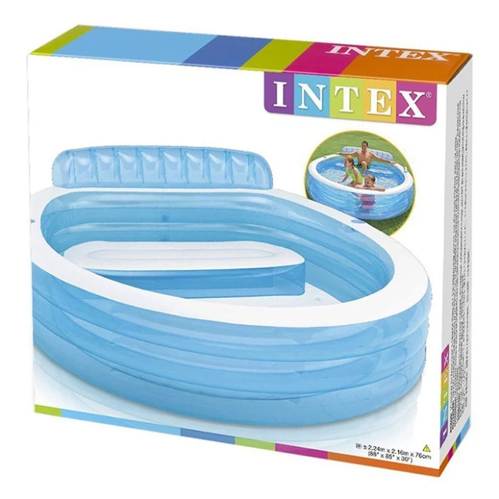 Бассейн надувной детский INTEX 57190 229x218x79 см