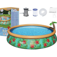 Бассейн надувной детский Tropical Bestway 57416 457x84 см 15FT