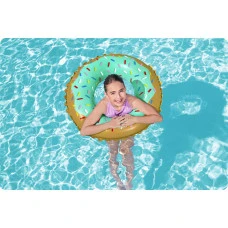 Коло надувне для плавання Bestway 36300 Солодкий пончик, 91 см