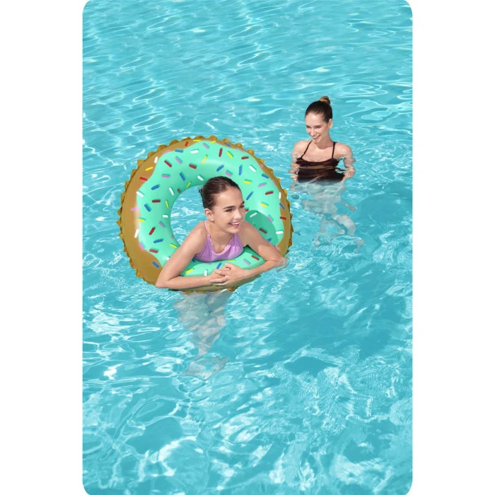 Круг надувной для плавания Bestway 36300 Сладкий пончик, 91 см
