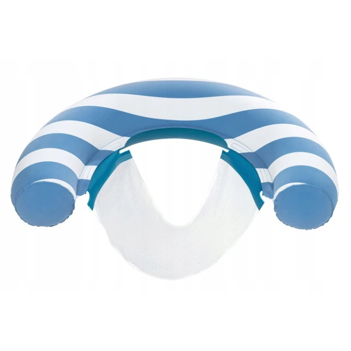 Крісло надувне для плавання Bestway Comfort Plush 43852 119 х 67,5 см, синє