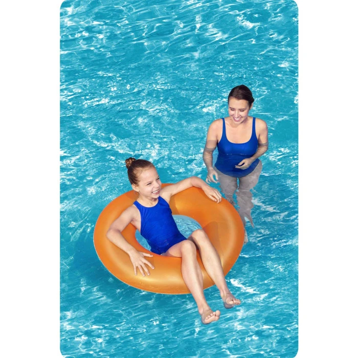 Круг надувной для плавания Bestway 36025-04 оранжевый, 91 см