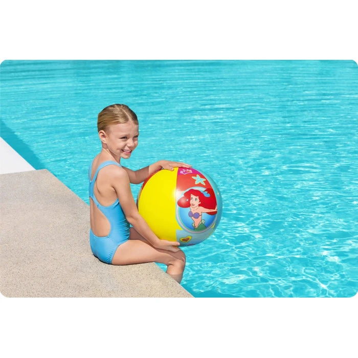 Мяч надувной пляжный Bestway 91042 Принцессы Дисней, 51 см