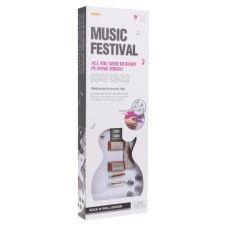 Детский набор гитара + микрофон белая ZMU.HK-9178BS.BIA