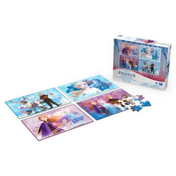 Пазл деревянный Spin Master "Холодное сердце 2" 4в1, 23 х 15 см