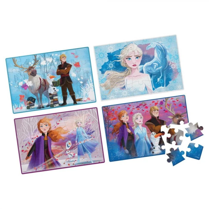 Пазл деревянный Spin Master "Холодное сердце 2" 4в1, 23 х 15 см