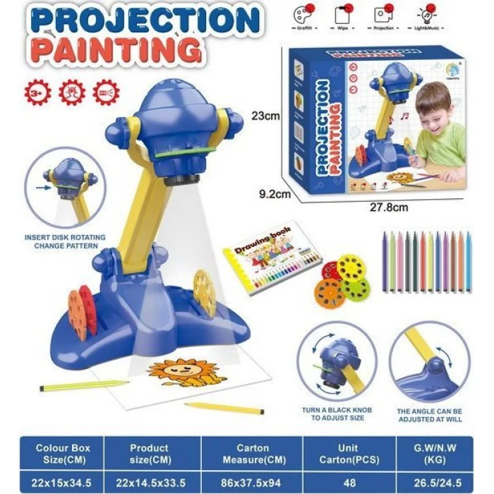 Проектор для рисования для детей 3+