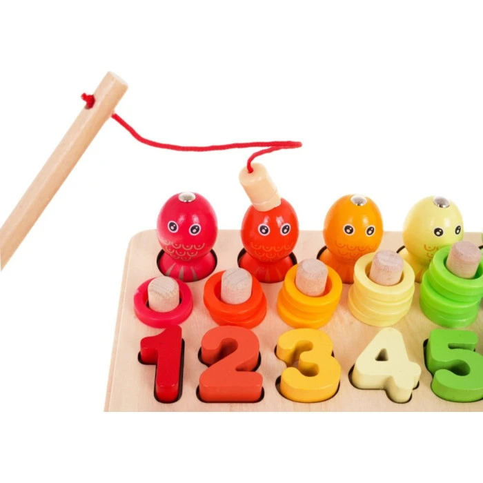 Развивающий деревянный набор для детей 3+