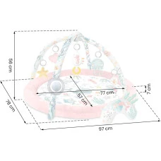 Коврик развивающий Ocean Nukido розовый