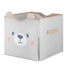 Кошик для іграшок 2-в-1 Nukido сірий