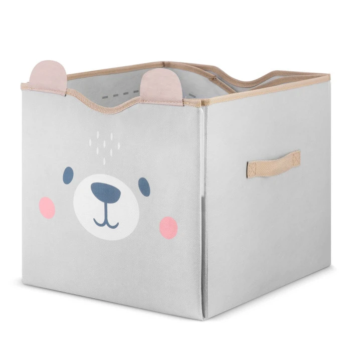 Кошик для іграшок 2-в-1 Nukido сірий