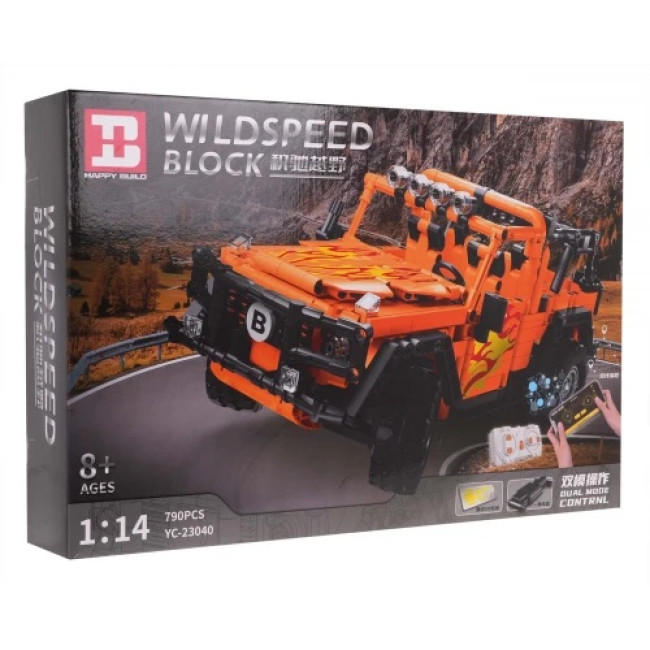 Детский конструктор Terrain Car на радиоуправлении 790 эл. Красный