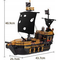 Конструктор Пиратский корабль 1288 эл.