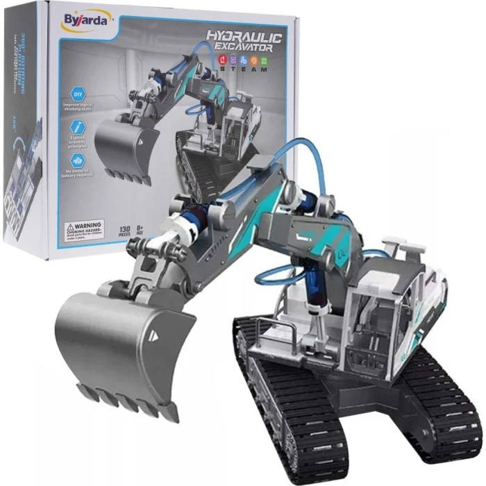 Детский конструктор гидравлический экскаватор 8+130 эл.