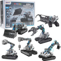 Детский конструктор машин для строительства 6в1 223 эл.