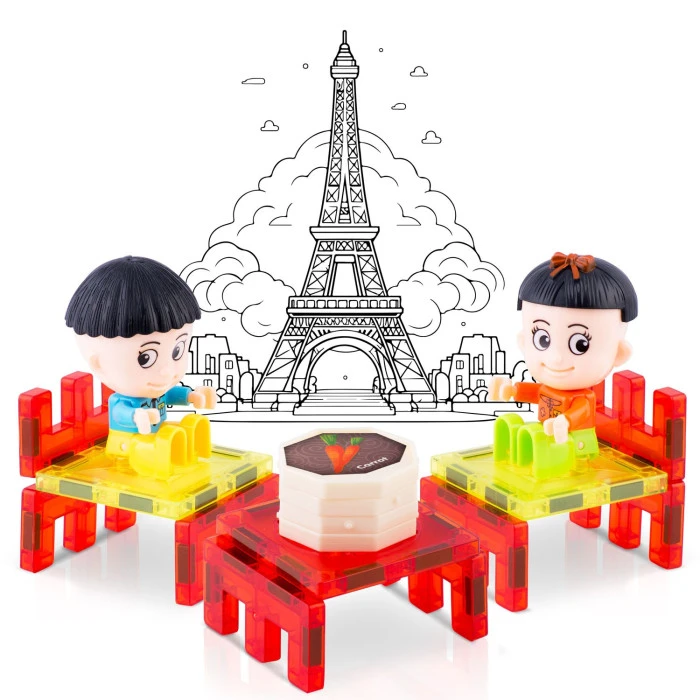 Конструктор магнитный Замок Ricokids