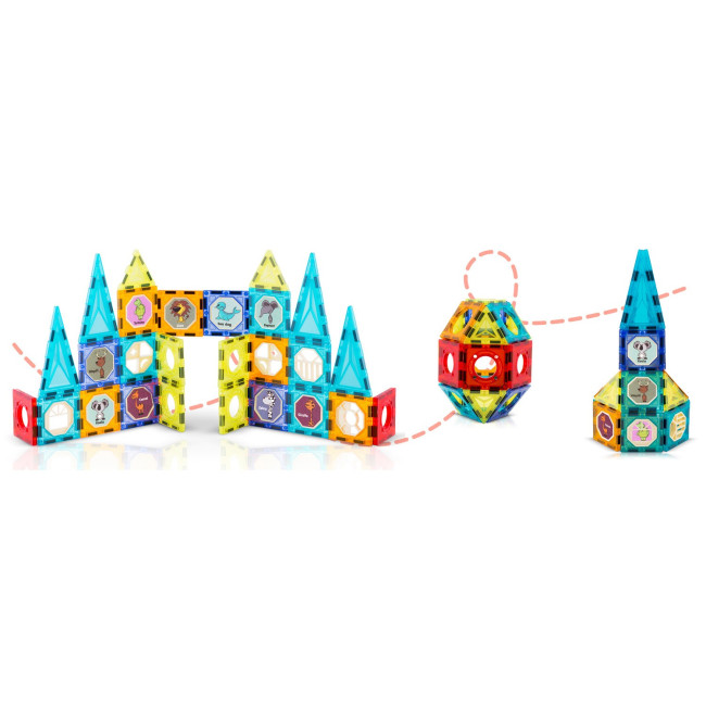 Конструктор магнитный Замок Ricokids