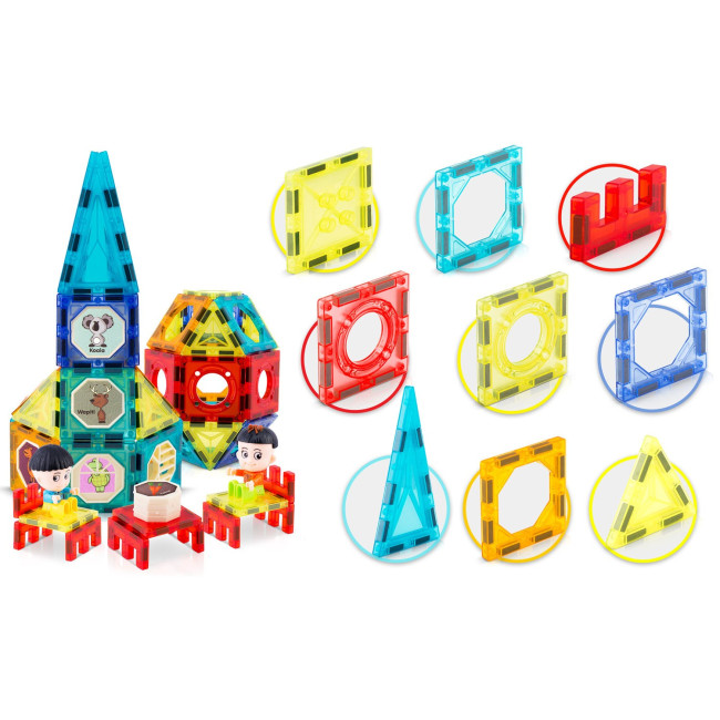 Конструктор магнитный Замок Ricokids