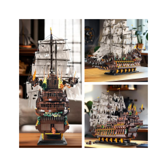 Дитячий конструктор Ramiz 13197 Піратський корабель 4364 ел, різнокольоровий