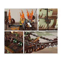 Дитячий конструктор Ramiz 13197 Піратський корабель 4364 ел, різнокольоровий