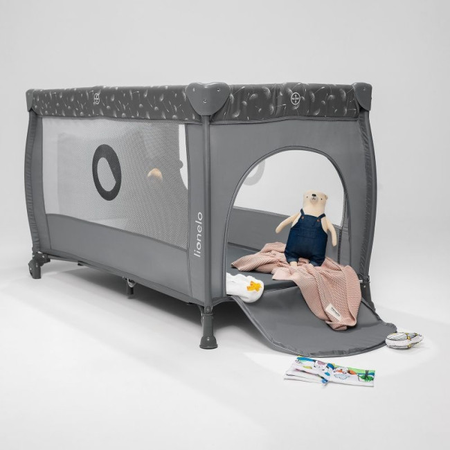 Манеж Lionelo STEFI PLUS GREY WHITE