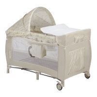 Ліжечко-манеж Lionelo SVEN PLUS BEIGE LATTE