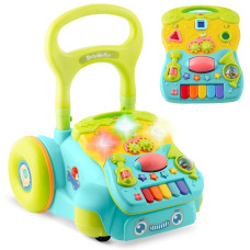 Каталка 2-в-1 интерактивная Ricokids бирюзовая