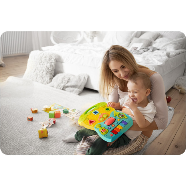 Каталка 2-в-1 интерактивная Ricokids бирюзовая